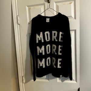 Victoria secret pink black sweater